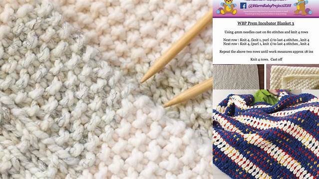 7+ Free Knitting Pattern For Incubator Blanket Straight Needles