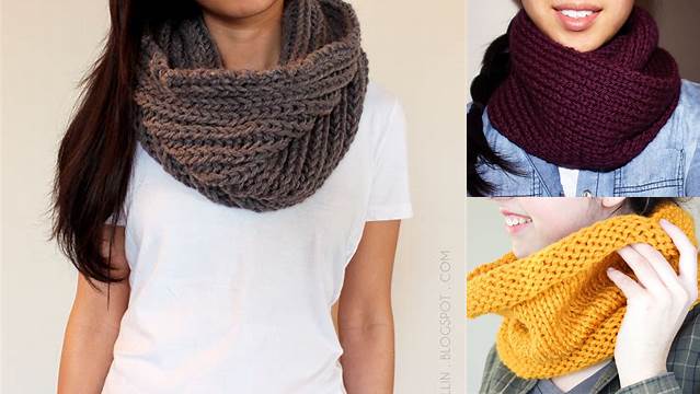 78+ Free Knitting Pattern For Infinity Scarf On Circular Needles