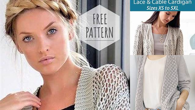 46+ Free Knitting Pattern For Lace Cardigan