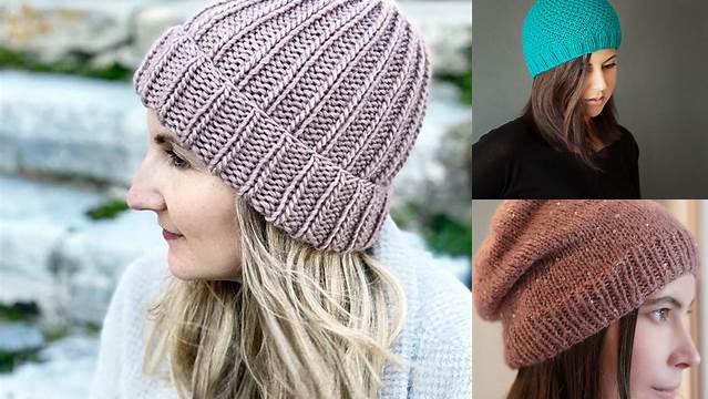 8+ Free Knitting Pattern For Ladies Beanie