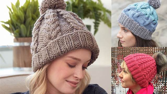 76+ Free Knitting Pattern For Ladies Cable Hat