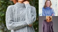 20+ Free Knitting Pattern For Ladies Cable Jumper