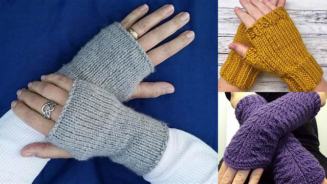 22+ Free Knitting Pattern For Ladies Fingerless Gloves