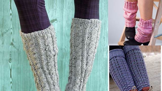 6+ Free Knitting Pattern For Ladies Leg Warmers