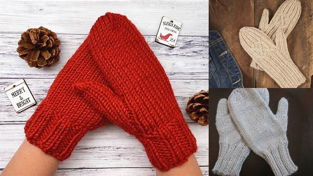 68+ Free Knitting Pattern For Ladies Mittens