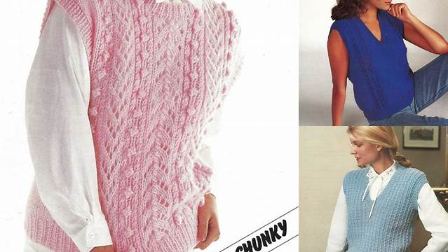 30+ Free Knitting Pattern For Ladies Slipover