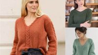 87+ Free Knitting Pattern For Ladies V Neck Jumper