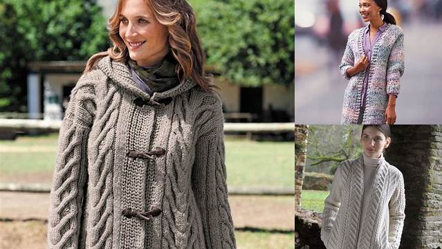 24+ Free Knitting Pattern For Long Sweater Coat