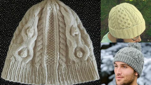 78+ Free Knitting Pattern For Mens Aran Hat