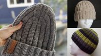 10+ Free Knitting Pattern For Mens Ribbed Hat