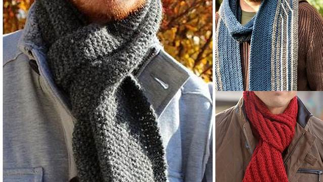 33+ Free Knitting Pattern For Mens Scarf