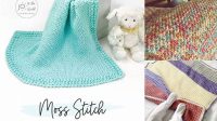 6+ Free Knitting Pattern For Moss Stitch Baby Blanket