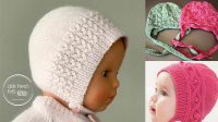 24+ Free Knitting Pattern For Newborn Baby Bonnet