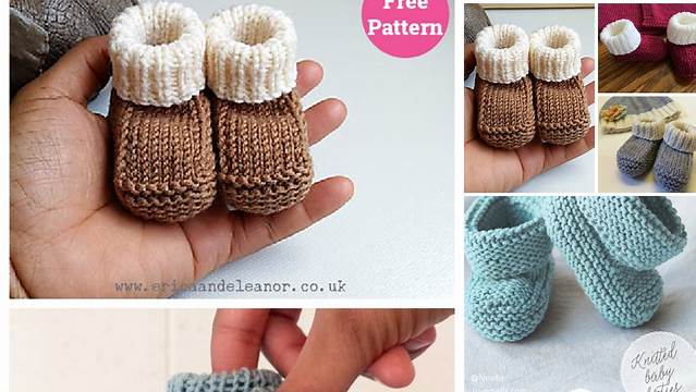 83+ Free Knitting Pattern For Newborn Baby Booties