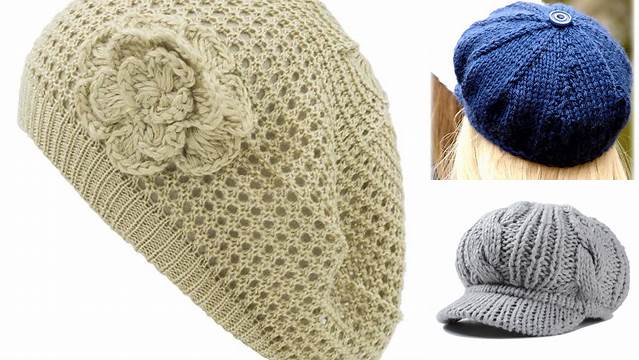 94+ Free Knitting Pattern For Newsboy Cap