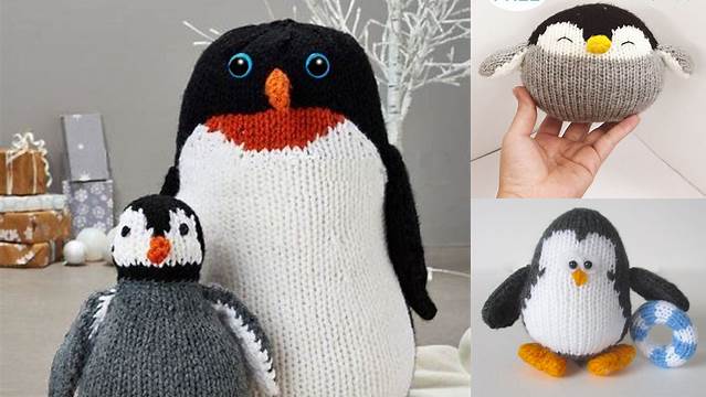 74+ Free Knitting Pattern For Penguin