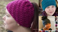 90+ Free Knitting Pattern For Ponytail Hat On Straight Needles