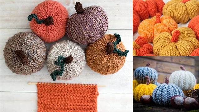 35+ Free Knitting Pattern For Pumpkin Straight Needles