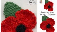 62+ Free Knitting Pattern For Remembrance Poppy