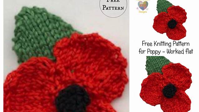 62+ Free Knitting Pattern For Remembrance Poppy