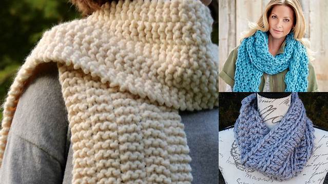 20+ Free Knitting Pattern For Scarf Using Bulky Yarn