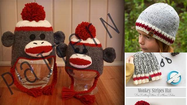 53+ Free Knitting Pattern For Sock Monkey Hat