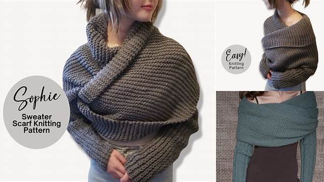 77+ Free Knitting Pattern For Sweater Scarf