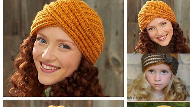 4+ Free Knitting Pattern For Turban Hat