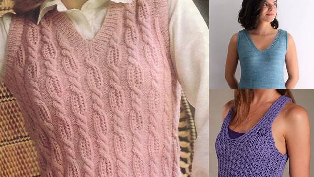 49+ Free Knitting Pattern For V Neck Tank Top