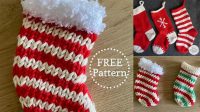 54+ Free Knitting Pattern For Xmas Stocking Straight Needles