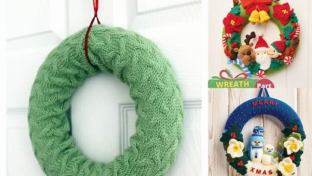 26+ Free Knitting Pattern For Xmas Wreath