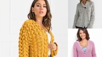 93+ Free Knitting Pattern Ladies Cardigan Chunky