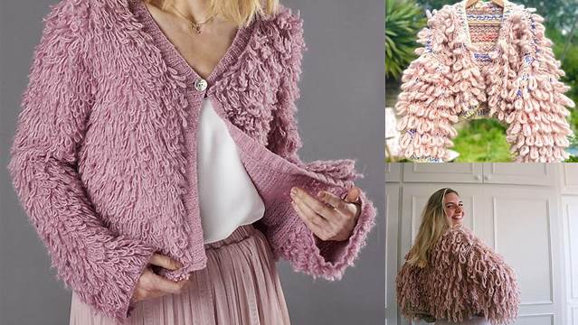 47+ Free Knitting Pattern Loopy Cardigan