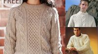 64+ Free Knitting Pattern Mens Aran Sweater