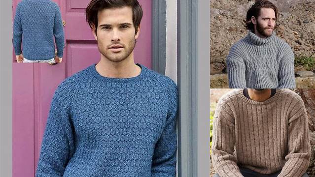 10+ Free Knitting Pattern Mens Pullover