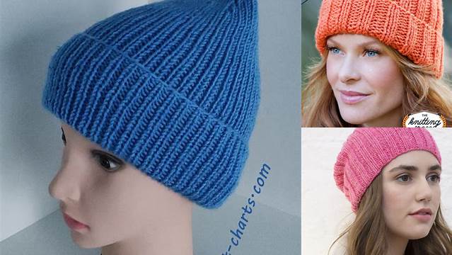 59+ Free Knitting Pattern Ribbed Hat