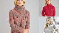 53+ Free Knitting Pattern Roll Neck Sweater