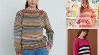 74+ Free Knitting Pattern Striped Sweater