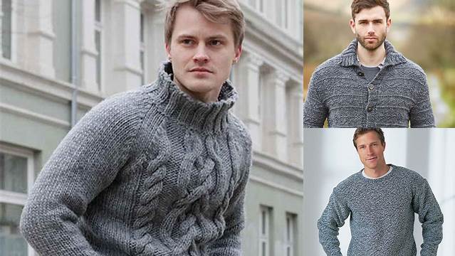 9+ Free Knitting Pattern Sweater Men