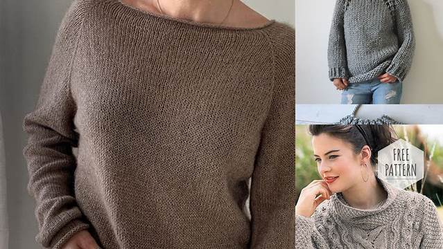 11+ Free Knitting Pattern Sweater Top Down