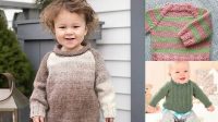 3+ Free Knitting Pattern Toddler Raglan Sweater