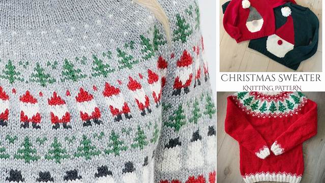 39+ Free Knitting Pattern Xmas Sweater