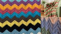 63+ Free Knitting Pattern Zig Zag Afghan