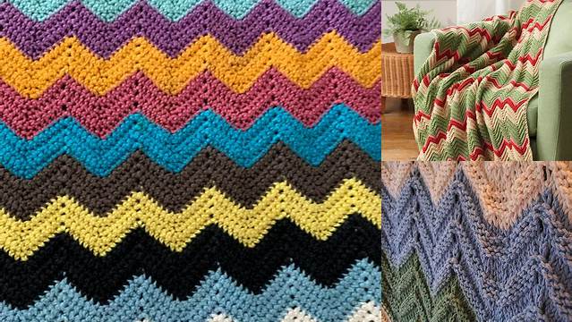 63+ Free Knitting Pattern Zig Zag Afghan