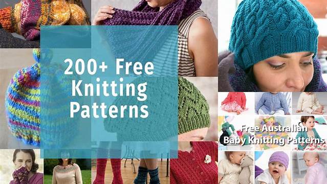 38+ Free Knitting Patterns Australia To Download Pdf