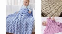 85+ Free Knitting Patterns Baby Blankets