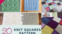 10+ Free Knitting Patterns Blanket Squares Pdf Straight Needles