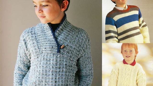 71+ Free Knitting Patterns Boys Jumpers