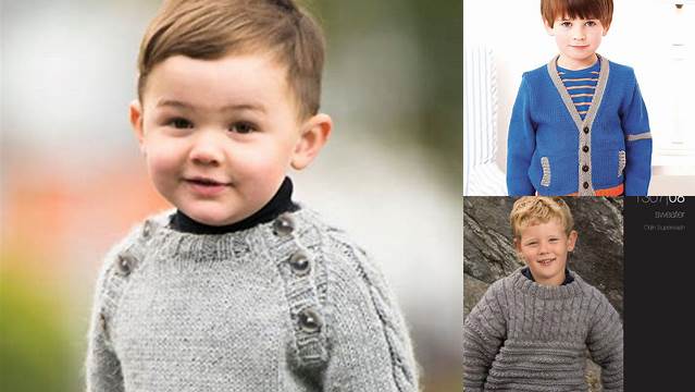 30+ Free Knitting Patterns Boys Sweaters