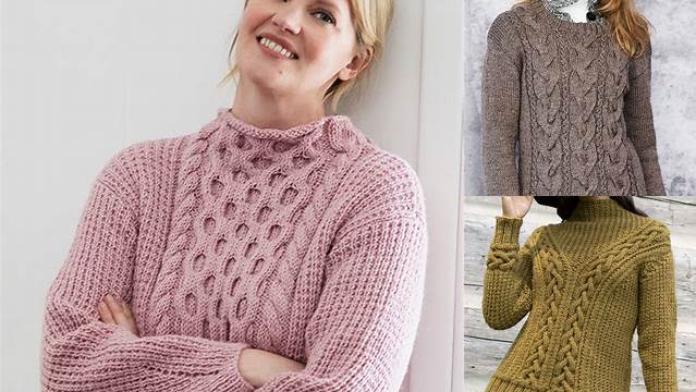 7+ Free Knitting Patterns Cable Sweaters